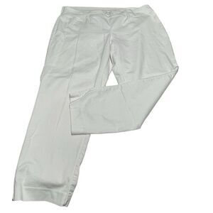 Croft & Barrow White Effortless Pull On Pants N0157